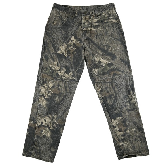 Wrangler Jeans Mens 36x32 Camouflage Camo Pants Outdoor Hunting Workwear - Picture 1 of 14